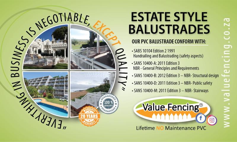 balustrades stylish balustrades value fencing pvc property aesthetics safety balconies porches verandahs